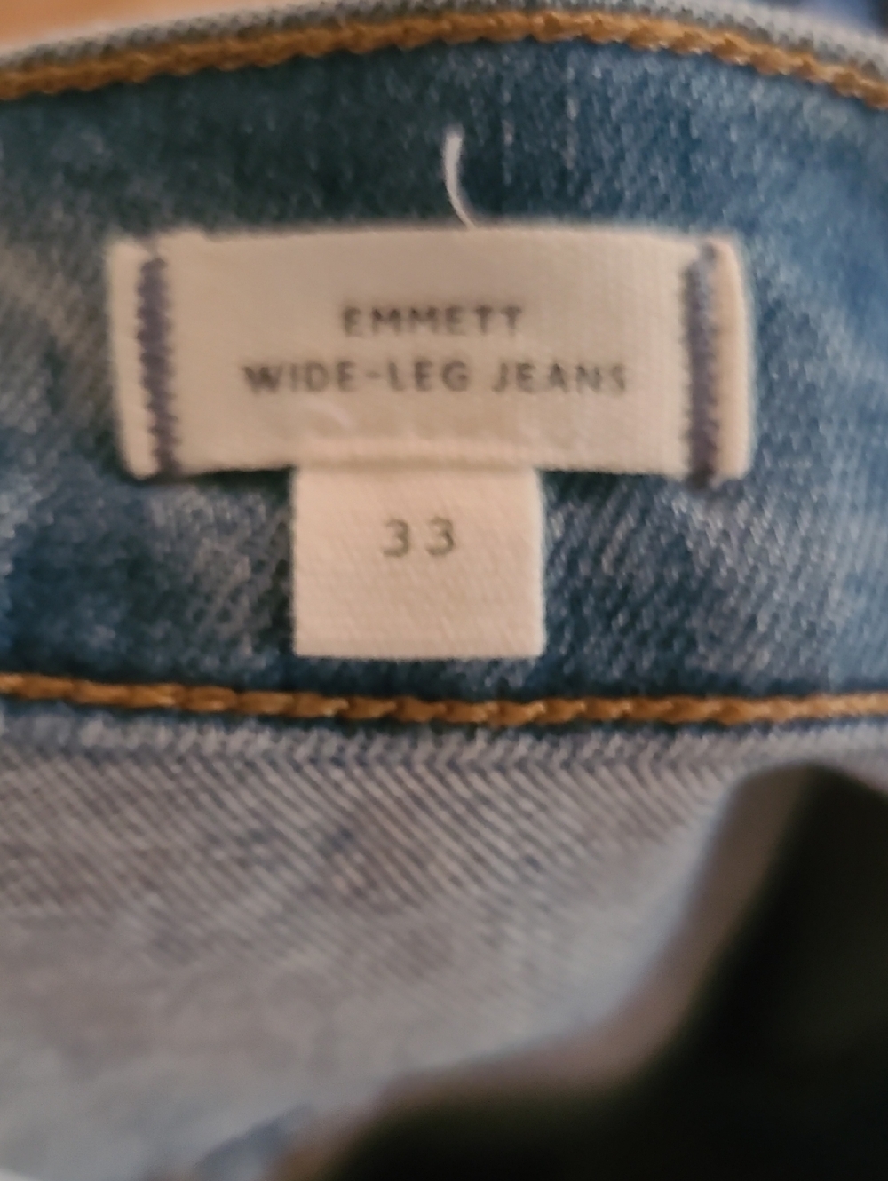 Madewell The Emmett Wide Leg Jeans Light Wash Sailor Fisherman Denim - Picture 12 of 16